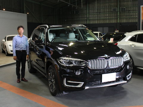 兵庫県にお住まいのT様／BMW　X5　ｘドライブ３５ｄ　Ｘライン